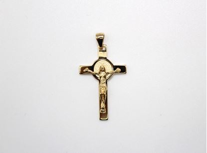 Immagine di Croce da Uomo in Oro Giallo
