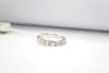 Immagine di Anello Veretta da Donna in Oro Bianco e Diamanti