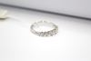 Immagine di Anello Veretta da Donna in Oro Bianco e Diamanti