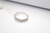 Immagine di Anello Veretta da Donna in Oro Bianco e Diamanti