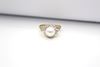 Immagine di Anello da Donna in Oro Giallo con Perla e Diamanti