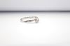 Immagine di Anello Solitario da Donna in Oro Bianco e Zircone