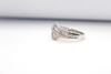 Immagine di Anello Pavè da Donna in Oro Bianco e Zirconi