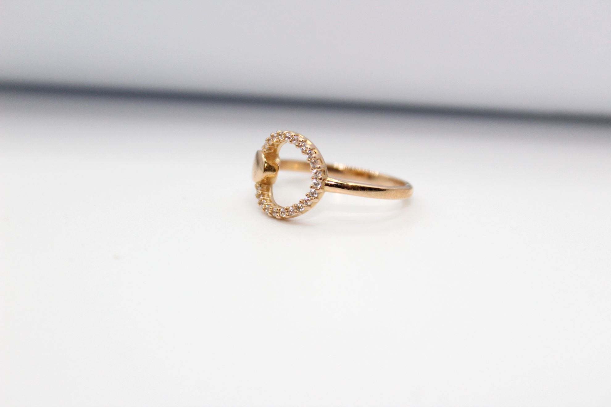 Immagine di Anello Fantasia da Donna in Oro Rosa e Zirconi