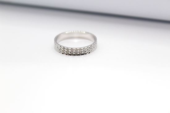 Immagine di Anello Fedina in Oro Bianco