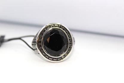 Immagine di Anello Zancan da Uomo in Argento Rodiato