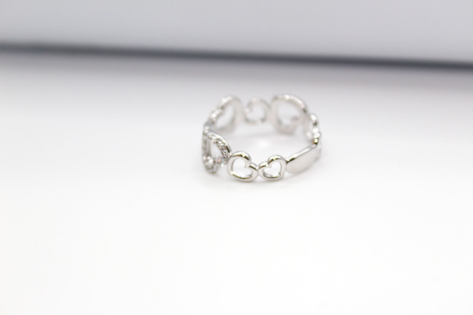 Immagine di Anello Fantasia da Donna in Oro Bianco