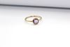 Immagine di Anello da Donna in Oro Giallo con Ametista
