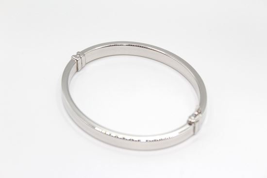 Immagine di Bracciale Rigido in Argento da Uomo e Donna