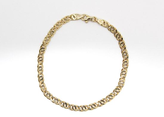 Immagine di Bracciale da Uomo Oro Giallo Occhio di Pernice