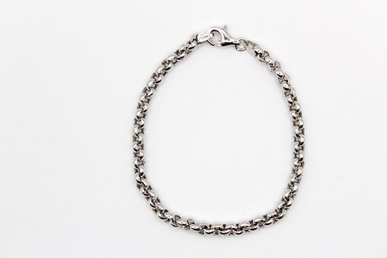 Immagine di Bracciale Rolò Uomo Donna Oro Bianco