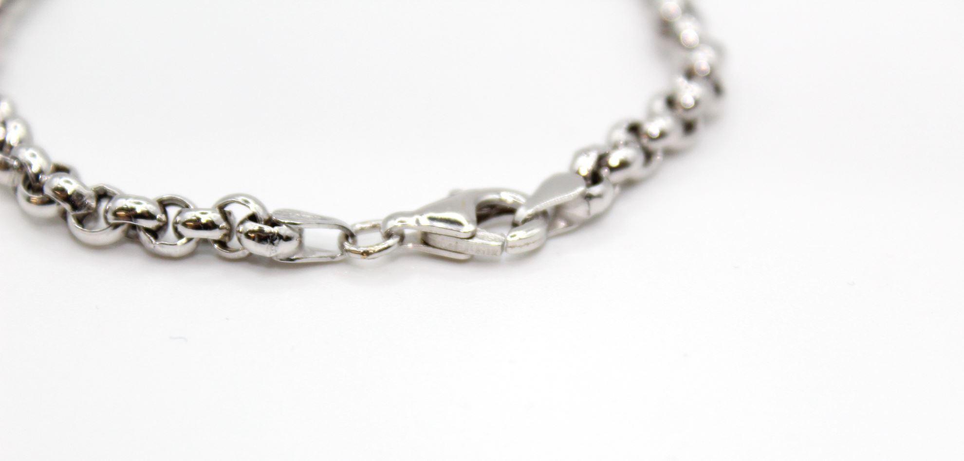 Immagine di Bracciale Rolò Uomo Donna Oro Bianco