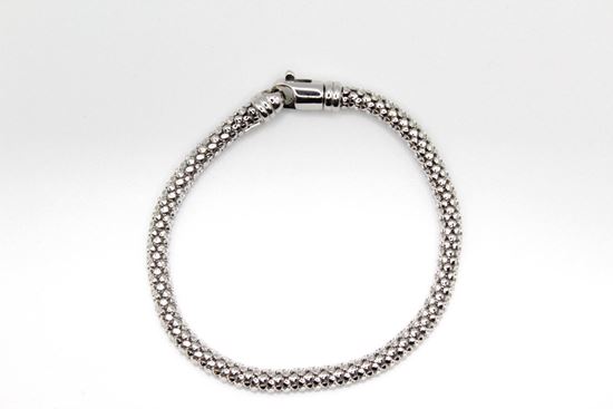 Immagine di Bracciale Fantasia Uomo Donna Oro Bianco