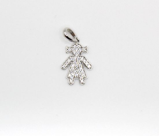 Immagine di Ciondolo per Collana Bebè in Oro Bianco