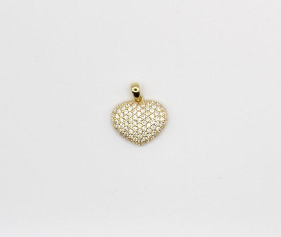 Immagine di Ciondolo Cuore per Collana in Oro Giallo