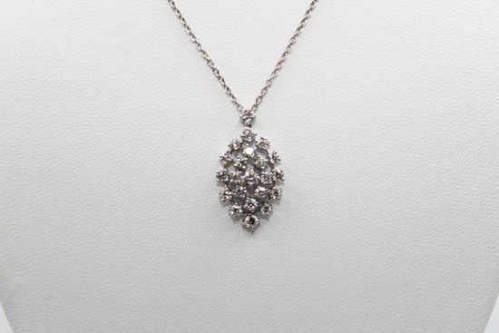 Immagine di Collana Fantasia da Donna in Oro Bianco e Diamanti