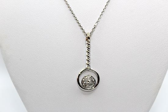 Immagine di Collana Fantasia da Donna in Oro Bianco e Diamanti