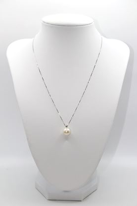 Immagine di Collana Perla da Donna in Oro Bianco