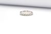 Immagine di Anello Veretta da Donna in Oro Bianco e Diamanti