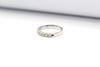 Immagine di Anello Veretta da Donna in Oro Bianco e Diamanti