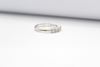 Immagine di Anello Veretta in Oro Bianco e Diamanti