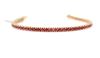 Immagine di Bracciale Tennis in Oro Rosa e Rubini
