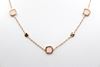 Immagine di Collana in Oro Rosa e Pietra Opale Rosa