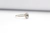 Immagine di Anello da Donna in Oro Bianco con Acqua Marina e Diamanti